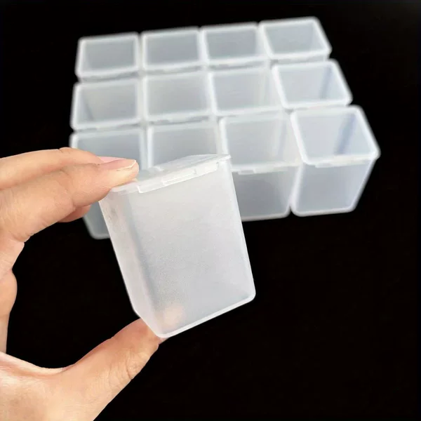 4047 Square Plastic Box Transparent Packaging Box Parts Box Tool Box Storage Box Packaging Pp