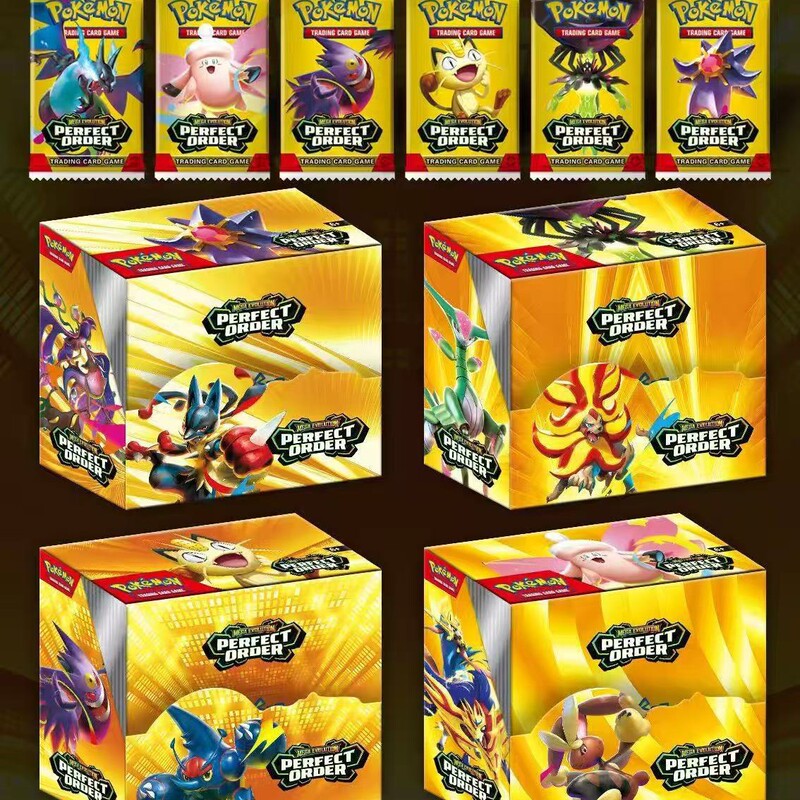 Foreign Trade English Version Pokémon Cards Wholesale Box Cross-Border Pokémon Card Box Blind Box Pocket Card Pack Foreign Trade English Version Pokémon Cards Wholesale Box Cross-Border Pokémon Card Box Blind Box Pocket Card Pack