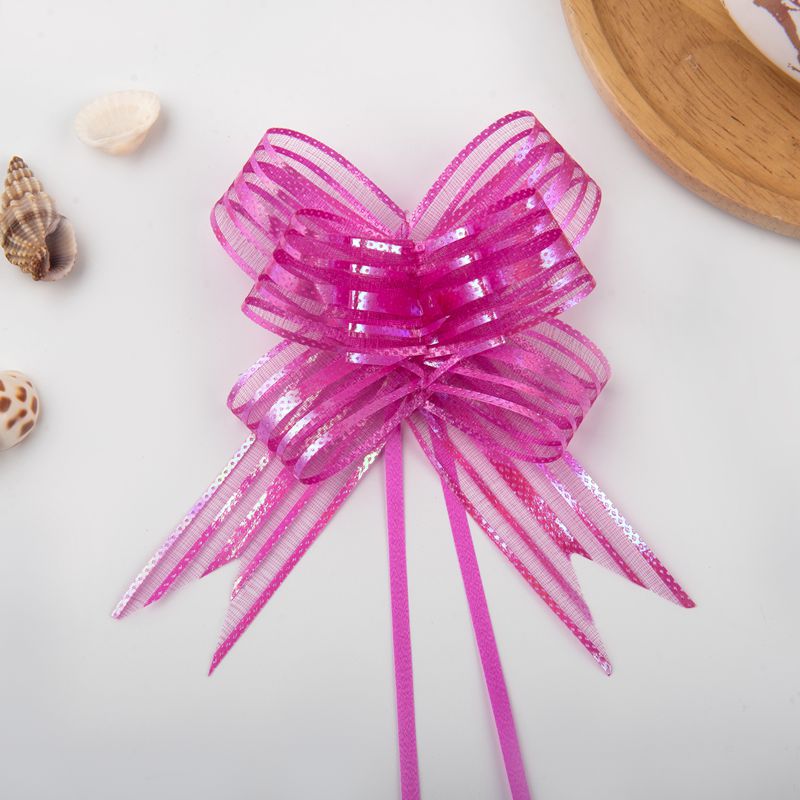 Cross-Border tire regalo de boda arco mano tire flor 30 medio nieve hilo tire flor regalo flor embalaje cinta