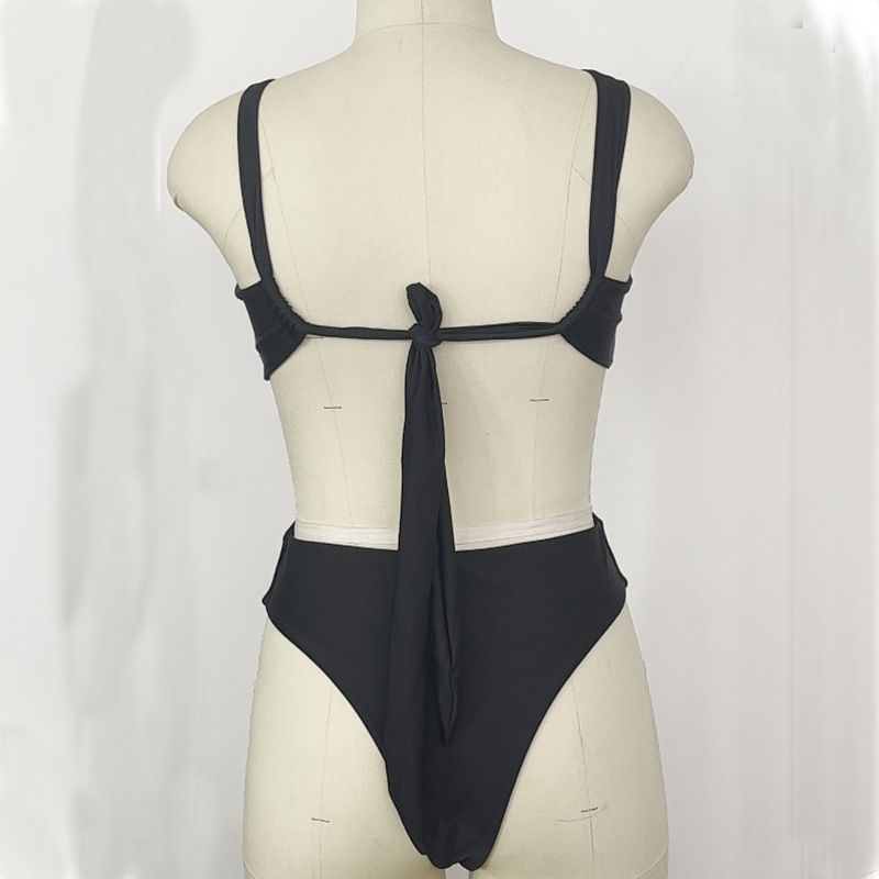 172g Weight Sleeveless Sleeve Length Polyester Fabric Type Short Top Length One-pieces Tops Type 1 Piece Quantity Swimming Occasion Halter Neck Neckline Slim Fit Type Solid Color Pattern Women's Gender Sexy, Solid Color Style Women's Sexy Solid Color Solid Color 1 Piece One Piece Swimwear 14