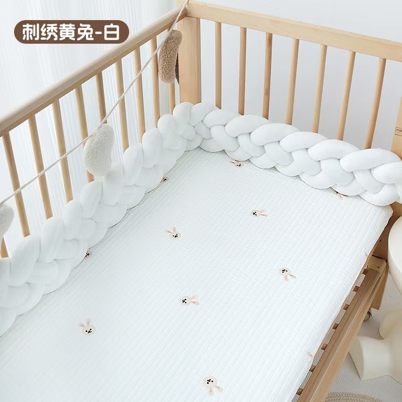 ベビーベッドのベッドカバー純綿a類新生児専用シーツ幼稚園の赤ちゃんはマットレスカバーをつなぎ合わせます。|undefined