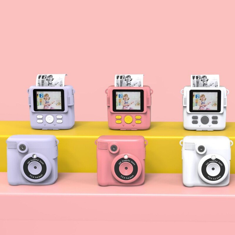 New Product Polaroid Portable Thermal Printing Camera Mini Fashionable Kidsren's Gift Instant Shooting Autofocus