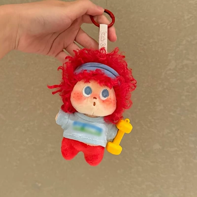 Pluş açarlıqlar — Freckles Keychain Toy Accessory - blue-t-red-explosion-pendant