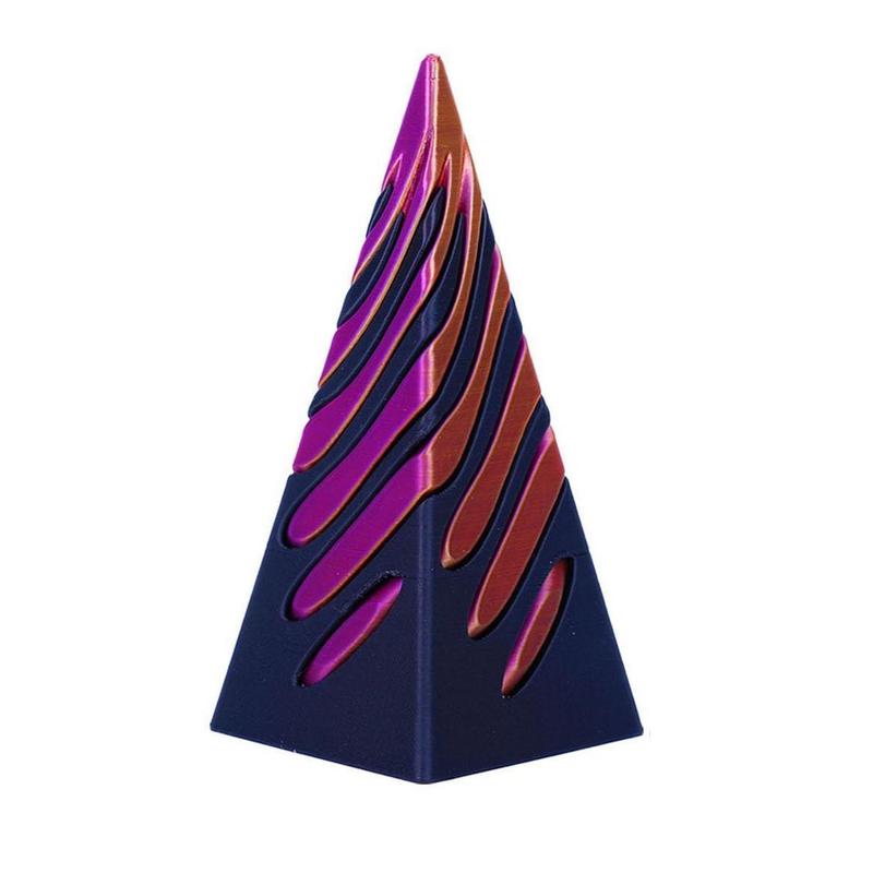 3Dプリント減圧スピナーおもちゃ、子供向け知育螺旋構造フィンガースピナー、減圧グッズ|undefined