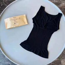 秋冬新款日本塑形发热背心无痕德绒保暖内衣女士舒适V领无袖背心