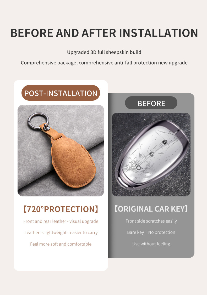 Suitable for Changan Qiyuan A07 Key Cover 2023 A05 Origin A06 Car Q05 Special Key Cover Cross-Border