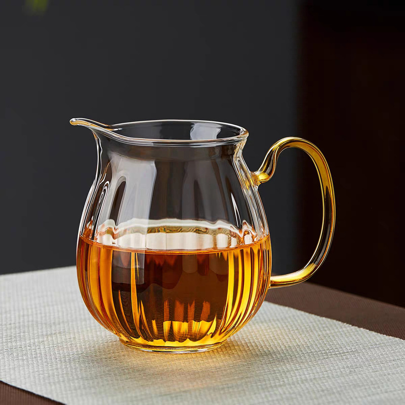 High temperature resistant glass fair cup household tea water separator water outlet smooth heat-resistant anti-scald stainless steel filter tea sea High temperature resistant glass fair cup household tea water separator water outlet smooth heat-resistant anti-scald stainless steel filter tea sea