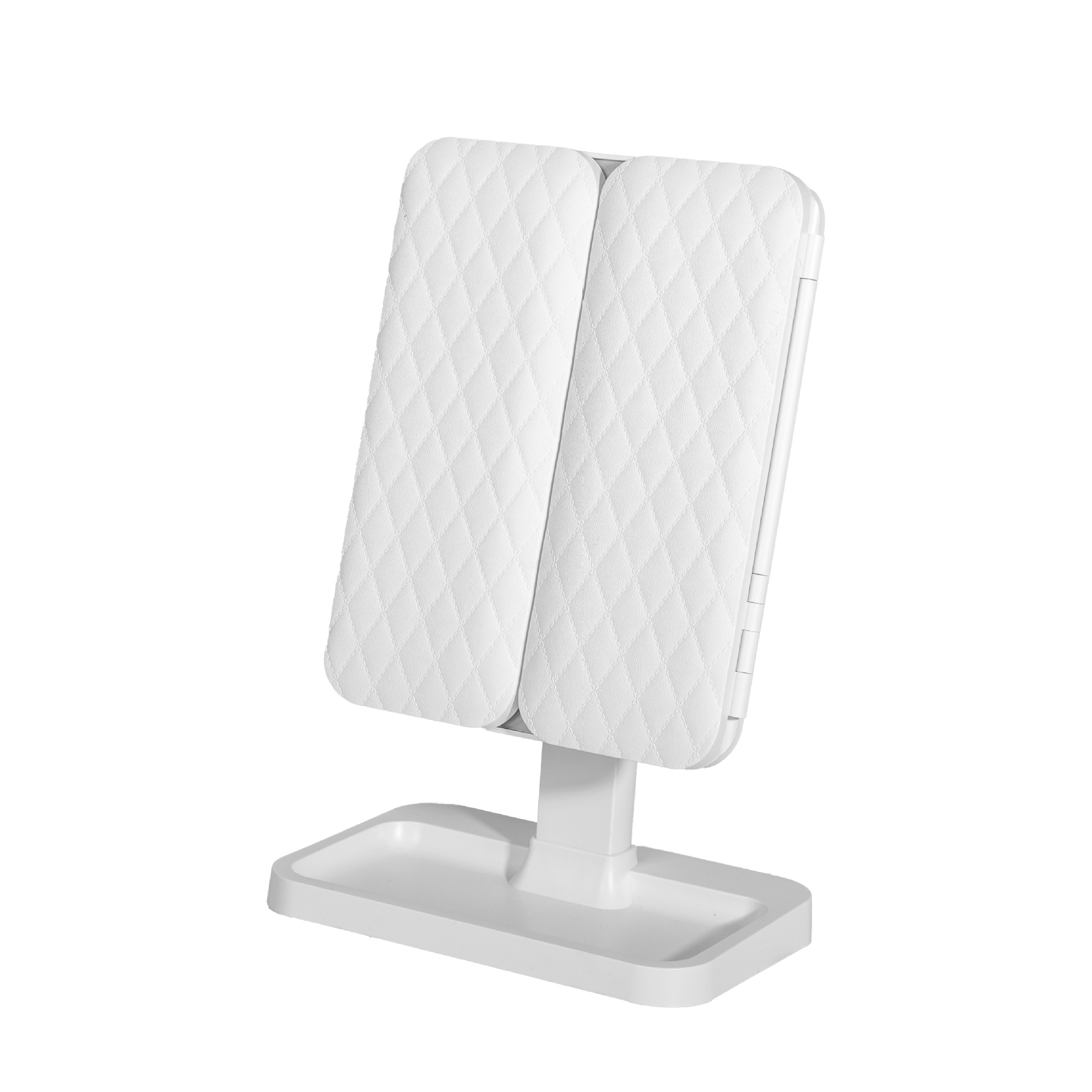 기본 둥근 모서리 이중 개방형 마름모 도어 비충전식 모델 [화이트]