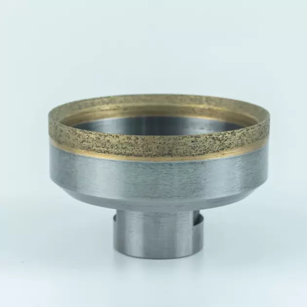 厂家直发玻璃陶瓷磨边金刚石打孔不掉砂整体烧结钻头耐久出口专用