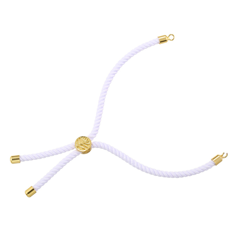8g Weight Rope Jewelry Making Type Bracelets, Jewelry Accessories Classification 1 Piece Quantity cord Material Solid Color Pattern Knitting Design Simple Style Style 1 Piece Simple Style Solid Color Cord Knitting Rope Jewelry Accessories 11