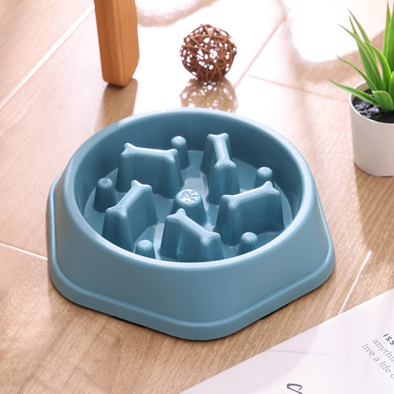 Pet Anti-choking Slow Food Bowl Small Medium-sized Dog Dog Feeding Basin Anti-overturning Dog Bowl Pet Bowl Pet Food Catty Bowl