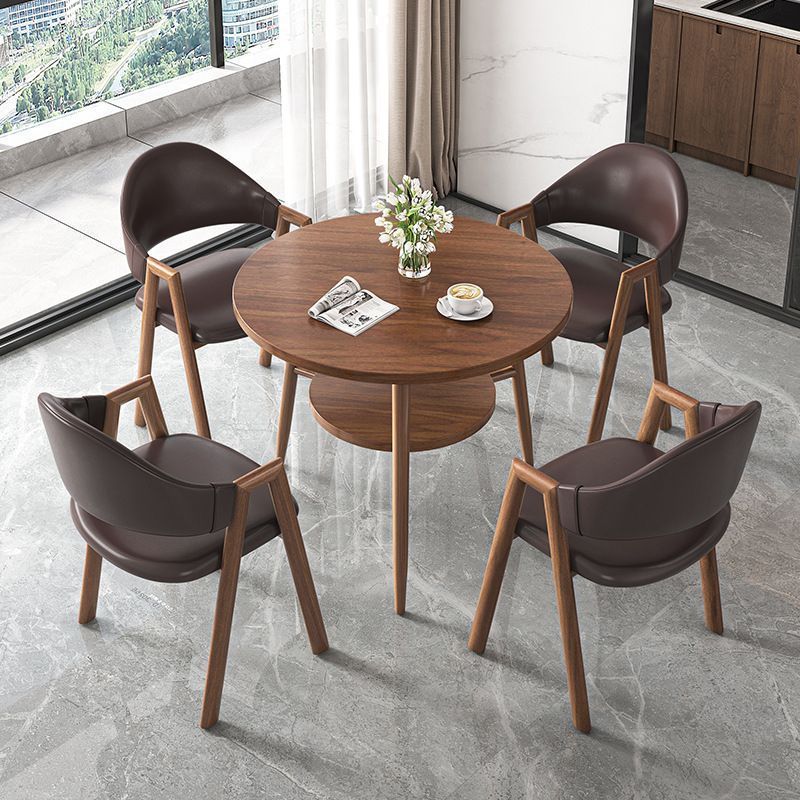 Nordic Simple Leisure Reception Negotiation Table and Chair Combination Milk Tea Coffee Shop Apartment B&B Dining Table Balcony Small Round Table