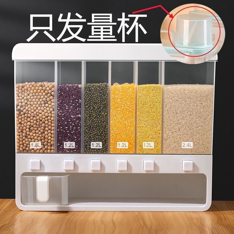 barril de arroz dividido grama casero para granos envasados caja de almacenamiento de arroz casero a prueba de insectos a prueba de humedad sellado tanque de arroz barril de arroz