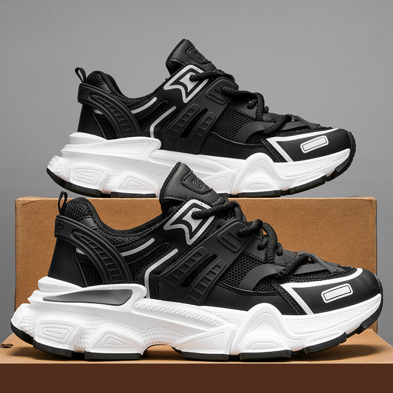 Herren 2024 neue Herbsthöhe zunehmende lässige Sport Jugend Mesh vielseitig dicke Sohle Papa trendige Schuhe_voghion.com