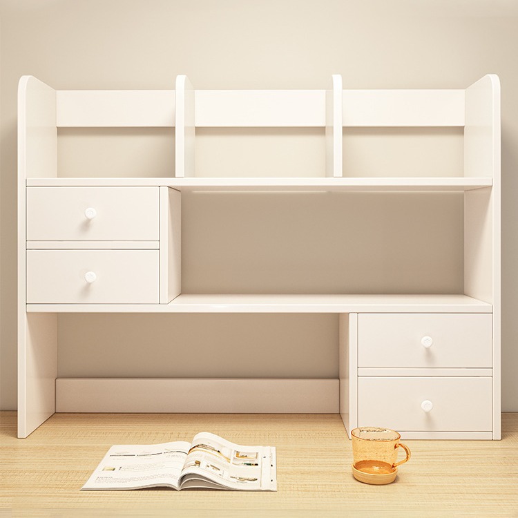 Estantería estante de escritorio sala de estar simple Escritorio de almacenamiento de múltiples capas estante de oficina dormitorio escritorio pequeña estantería