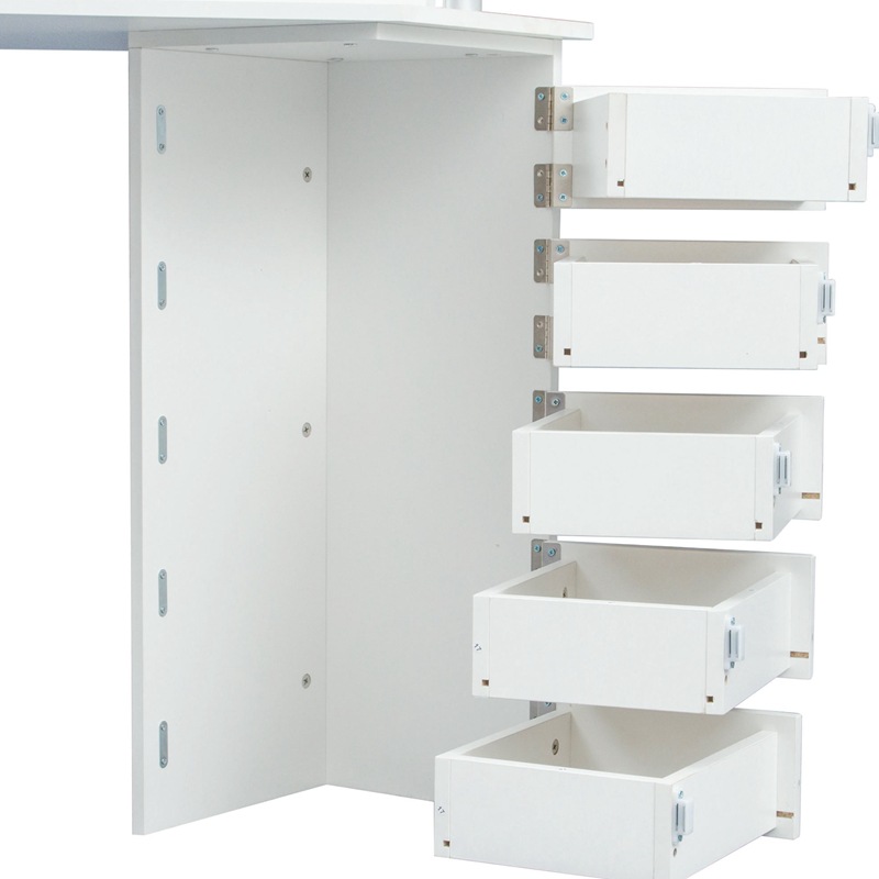 Nuevo moderno nórdico simple tocador multi-funcional almacenamiento gabinete de almacenamiento integrado pequeño apartamento dormitorio vestidor Mesa
