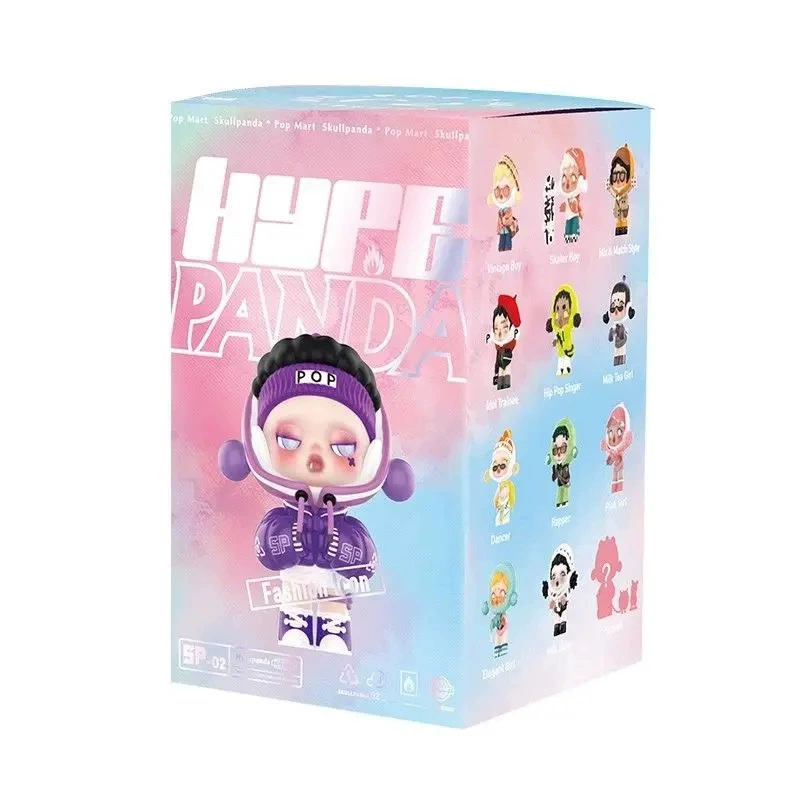 Коллекционная слепая коробка (POPMART) Bubble Mate Skullpanda Xiong Meow boom — ручная фигурка, 0,08 кг