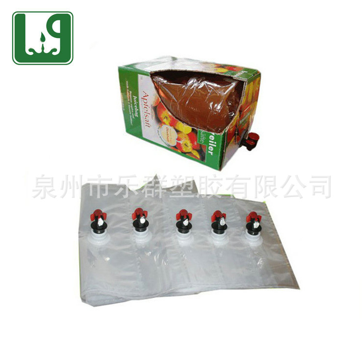 生产10L红酒盒中袋，透明红酒阀盒中袋，食品级包装袋