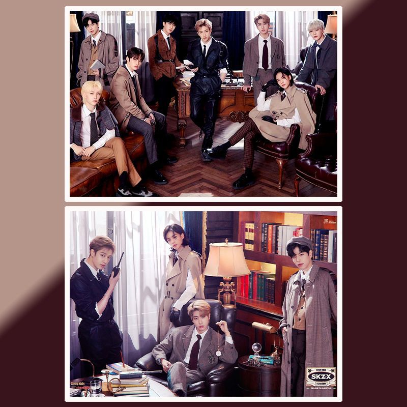 S K X Fanmeeting预告照同款 不干胶海报 墙贴画 明星周边