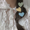 Hairgrip, summer hairpins heart-shaped, wide color palette, 2021 collection