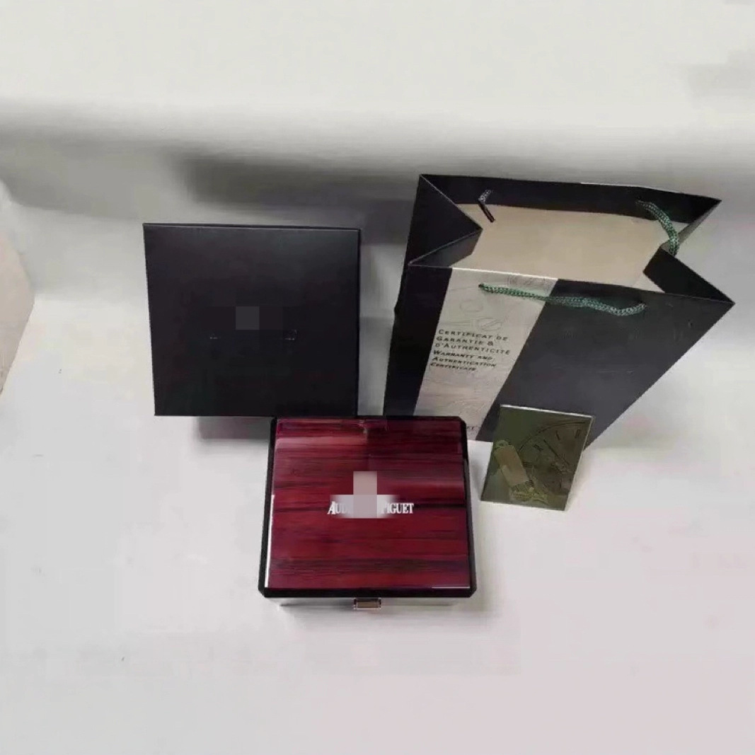 Ap Painted Watch Packaging Box High-End Atmospheric Wooden Box Ap Oak Offshore Packaging Box Display Box Storage Box