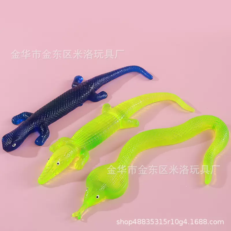 跨境仿真蛇万圣节整人搞怪滴胶蛇儿童创意发泄捏捏乐爬行玩具批发