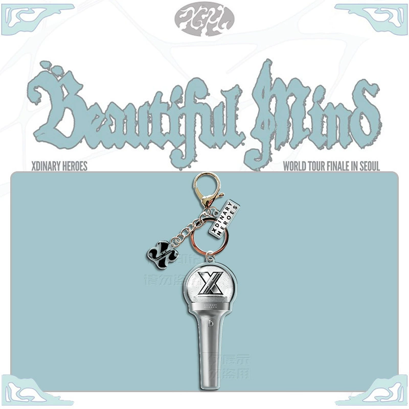 Акриловый брелок-брелок тура Xdinary Heroes "Beautiful Mind"