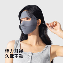 MEETSUNNY Full-Face Sunscreen Mask with Ice Silk Sun Scarf for UV Protection, Face Mask with Breathable Design