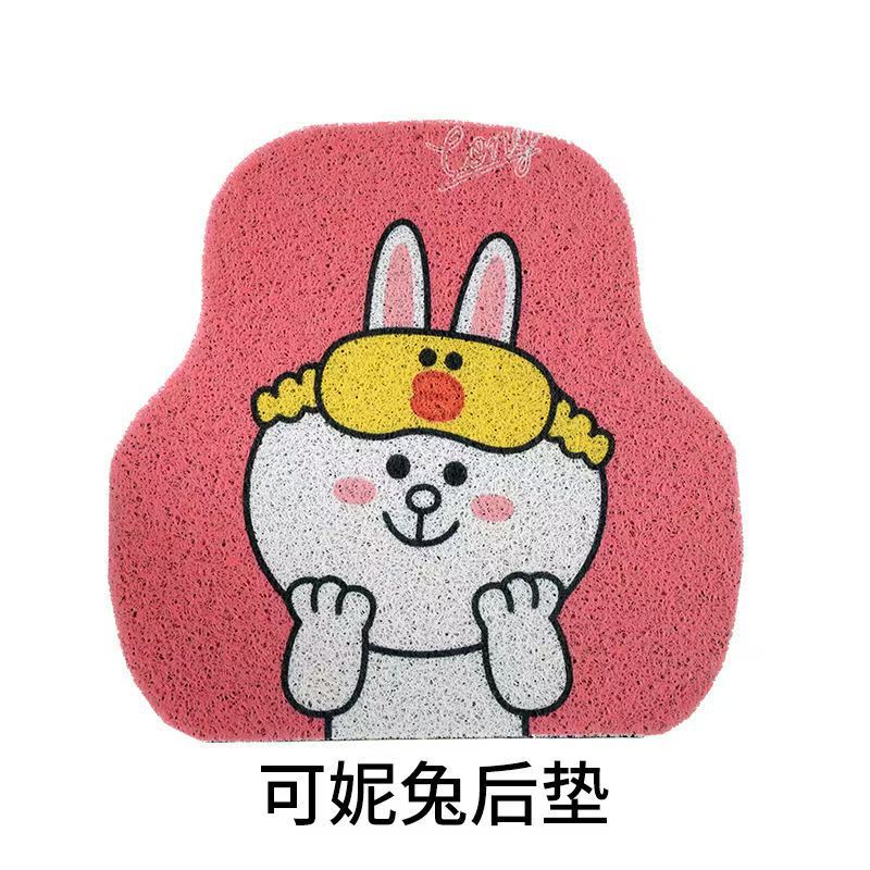 Snow White Car Floor Mats, Stain-Resistant and Wear-Resistant, Cartoon Non-Slip Universal Car Floor Mats