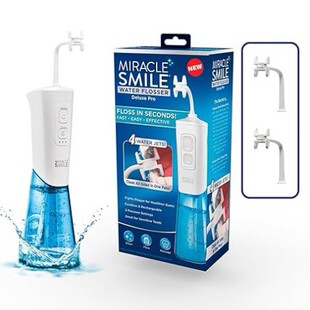 Cross-Border Popular Electric Floss Cordless Water Flosser 360 ° Cleaning and 3 Pressure Modes USB Rechargeable Dental Floss