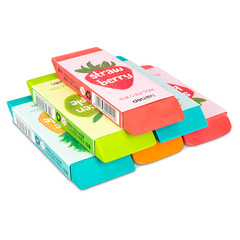 Deli 71050 color eraser student fresh fruit color children's creative correction large eraser