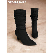 V 13974 Suede High Heel Boots ����ϸ��Ů��ѥ�羳����ͨ��