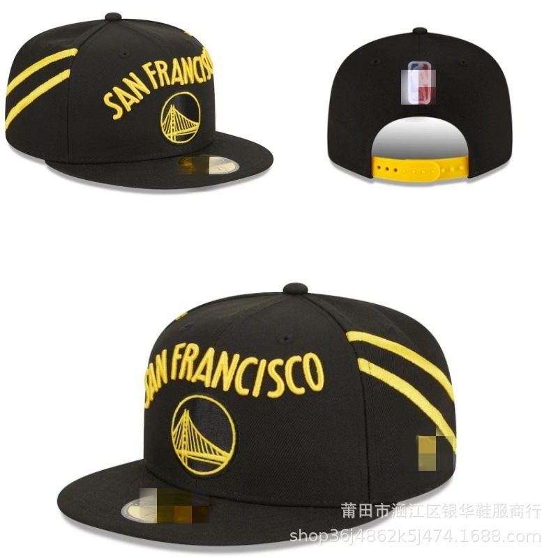 クロスボーダー NBA レイカーズ ヒート ウォリアーズ バスケットボール 野球帽子 刺繍 ケルティックス ヒップホップ フラット キャップ|undefined