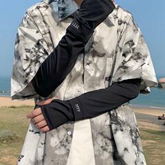 Ice sleeves loose version men's summer arm guards men's sleeves sun protection hand sleeves summer driving ice silk men's cycling hand sleeves