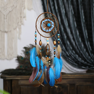 Cross-border Hot-selling Indian Dream Catcher Pendant Feather Pendant Indoor Tassel Wall Hanging Homestay Decorations