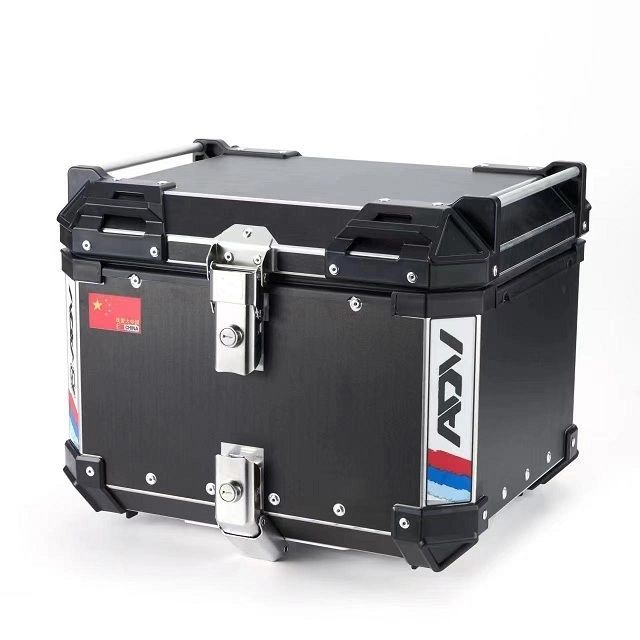 Motorcycle Rear Trunk, Electric Vehicle Trunk, Scooter Aluminum Alloy Trunk, Takeaway Insulated Box, Tool Box