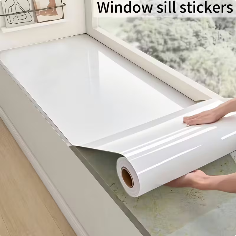 Cross-Border Dropshipping White Window Sill Stickers Waterproof and Moisture-Proof Door Frame Threshold Furniture Renovation Stickers Window Sill Color Change