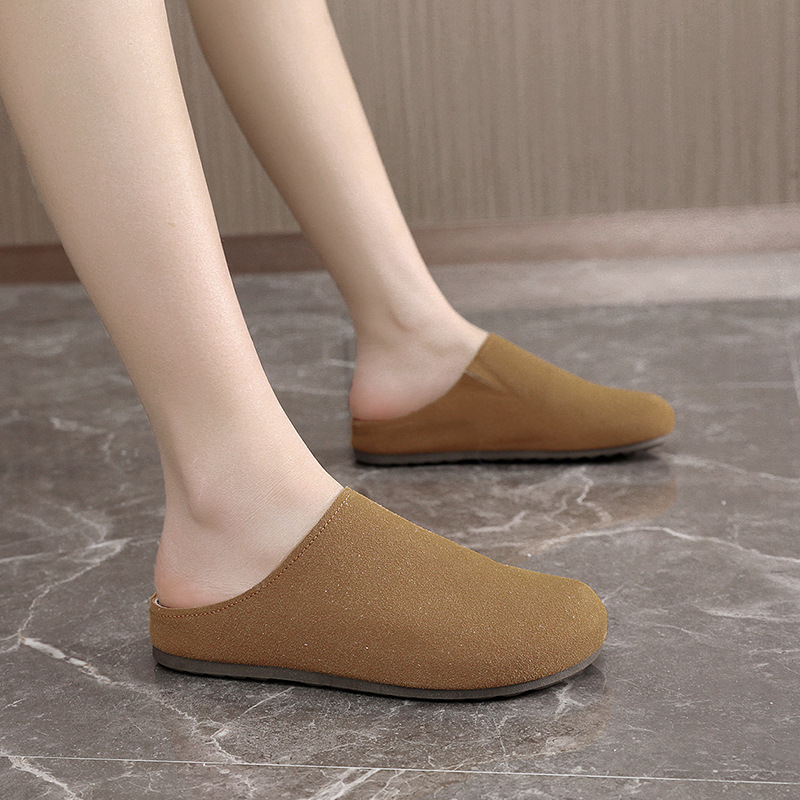 Chaussons Zy8581 à bout fermé, mi-mollet, collection été 2025, tendance, respirants, à semelle épaisse et souple, style décontracté, effet rehausseur._voghion.com