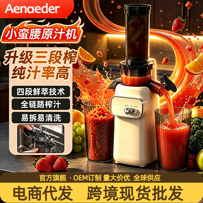 2026 New Model Juicer with Pulp and Juice Separation, Small Multifunctional Household Juicer, Commercial Original Juice Machine, Cross-Border Delivery