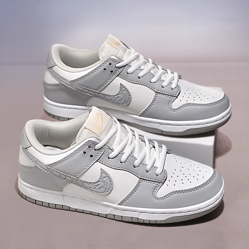Putian Aj1 Men's Air Force One Men's Shoes Video Game Pixel White Laser Joint Low-Top Sneakers Casual White Shoes