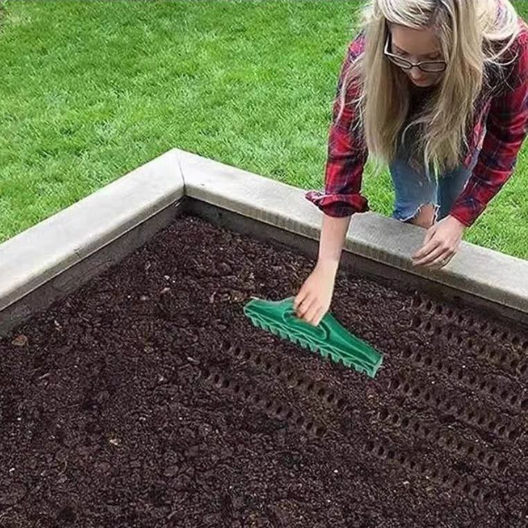 播种打孔器 土壤快速打孔 园艺种子间隔工具 蔬菜植物播种、扦插|undefined