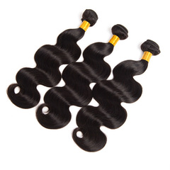 African Cross-border Bestselling Hair Scarf and Hair Band High-Temperature Synthetic Fiber Black Wavy Hair Direct Manufacturer Sale One Piece Shipping