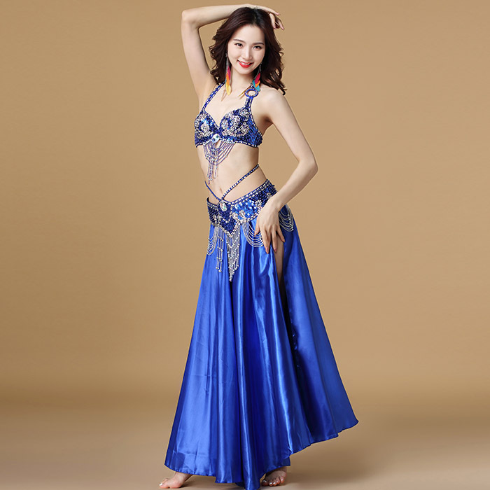 Ropa de danza India de gama alta ropa de danza del vientre 2023 primavera y verano sexy nueva ropa de práctica ropa de rendimiento falda de sujetador femenino