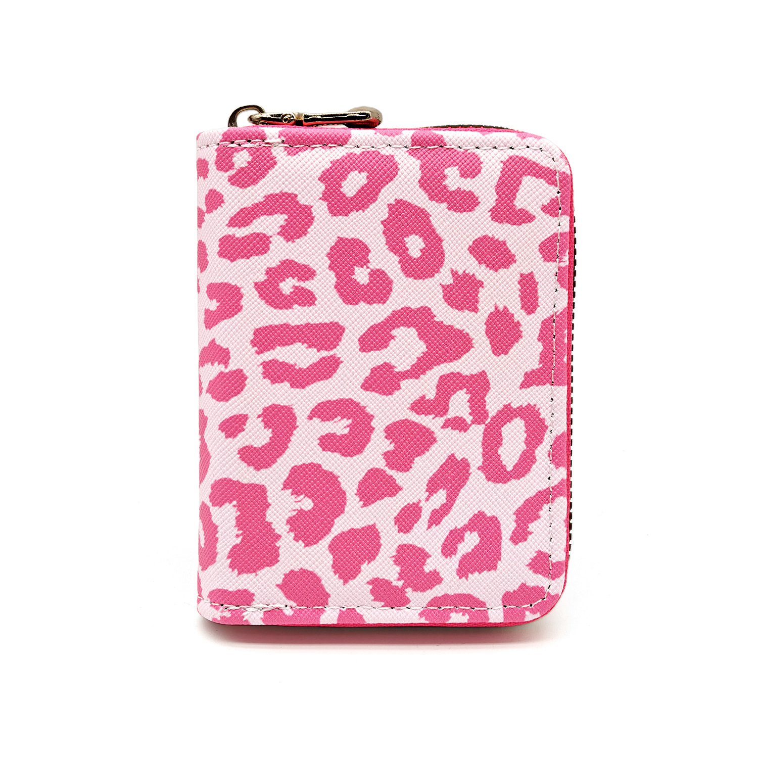 Tarjetero con Estampado de Leopardo para Mujer, Gran Capacidad, Multifuncional, Tarjetero para Tarjetas de Crédito, Cartera con Cremallera de Alta Gama para Hombre