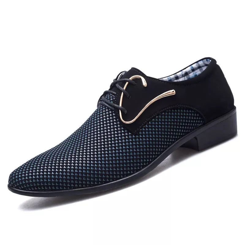 Men's Pointed Leather Shoes Detail 3
