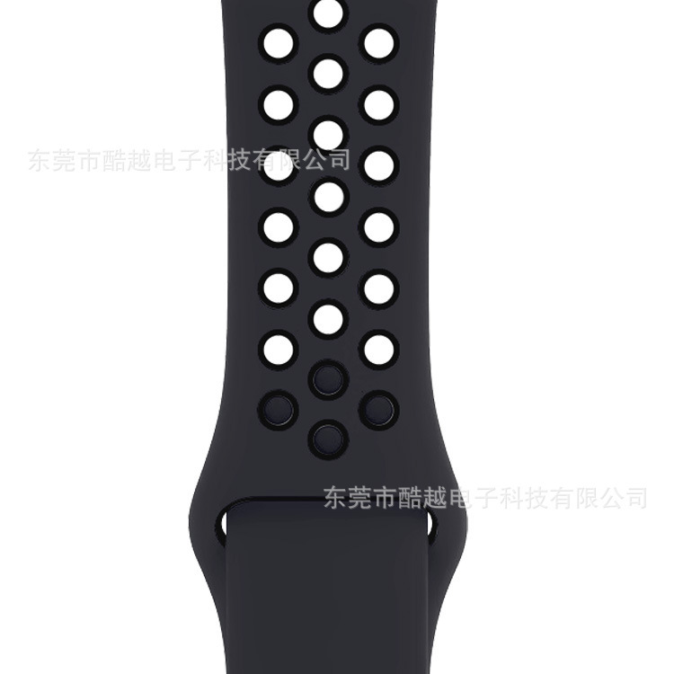 Suitable for Apple Watch Strap Breathable Apple Watch Strap Nike iWatch Strap Nike Apple Silicone Strap Two Colors