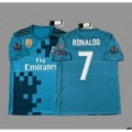 17-18 UCL Champions Real Madrid Away #7 C. Ronaldo + Patch