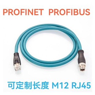 Profibus M12 to Rj45 Customized Based on Length, High-Flexible Drag Chain Shielded Waterproof Network Cable