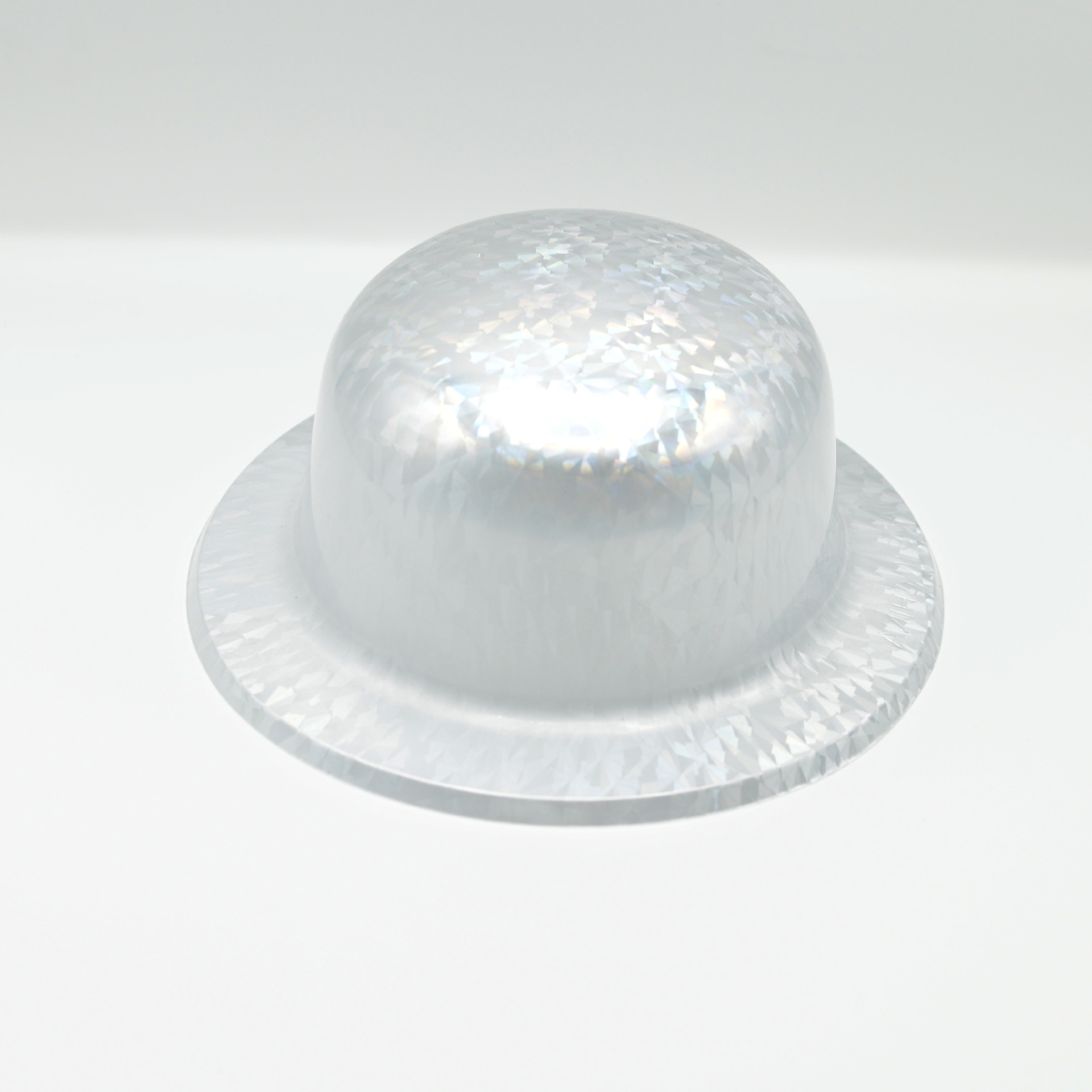 Sombreros de fiesta espejo de baile sombrero vestido sombrero láser de plástico de PVC retrógrado necesario Halloween