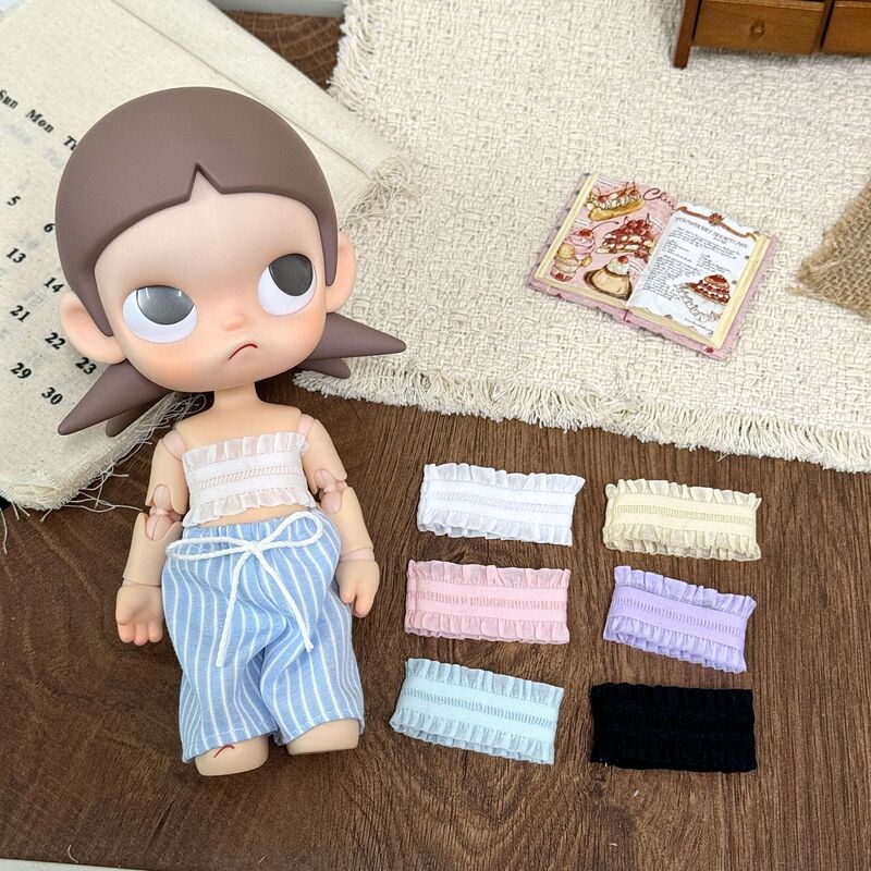 Zsiga Elastic Lace Top Colorful Tube Top 24cm Potato Doll Clothes Long-Legged Kitty Doll Clothes Wholesale Zsiga Elastic Lace Top Colorful Tube Top 24cm Potato Doll Clothes Long-Legged Kitty Doll Clothes Wholesale